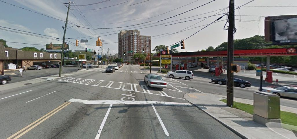 Collier Road at Peachtree Road