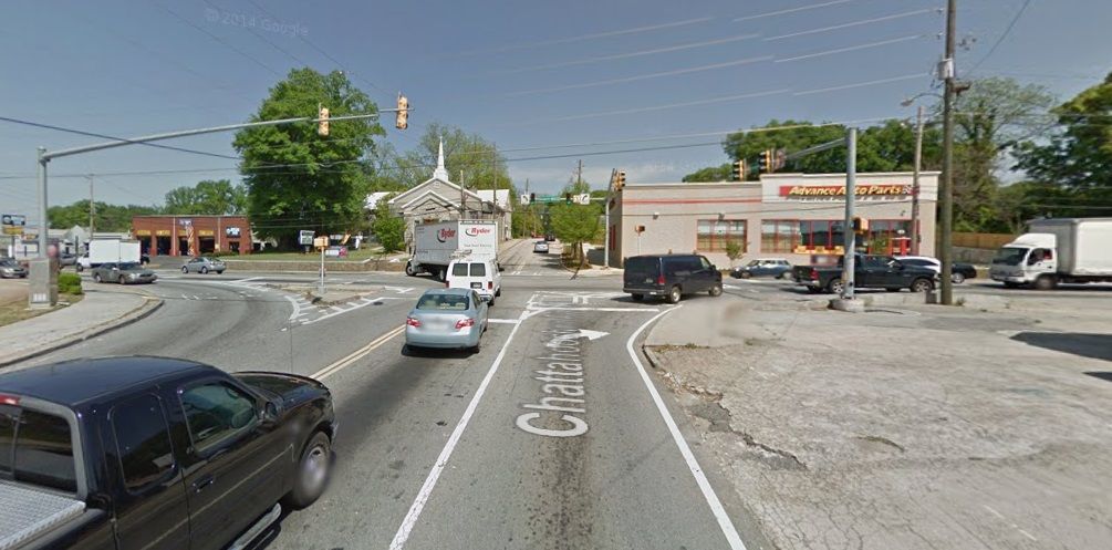 Howell Mill Road and Chatahoochee Road